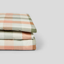 Load image into Gallery viewer, Desert Plaid Organic Cotton Quilt Cover