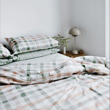 Load image into Gallery viewer, Desert Plaid Organic Cotton Quilt Cover