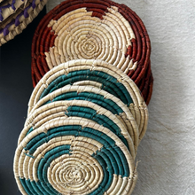 Load image into Gallery viewer, Woven Coasters Set 4 Pcs
