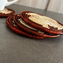 Load image into Gallery viewer, Woven Coasters Set 4 Pcs
