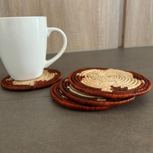 Load image into Gallery viewer, Woven Coasters Set 4 Pcs
